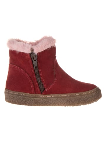 El Naturalista Leren winterboots rood