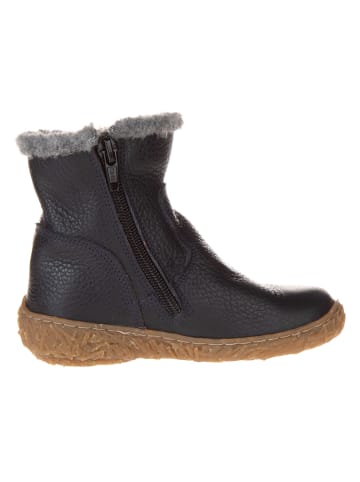 El Naturalista Leren winterboots donkerblauw