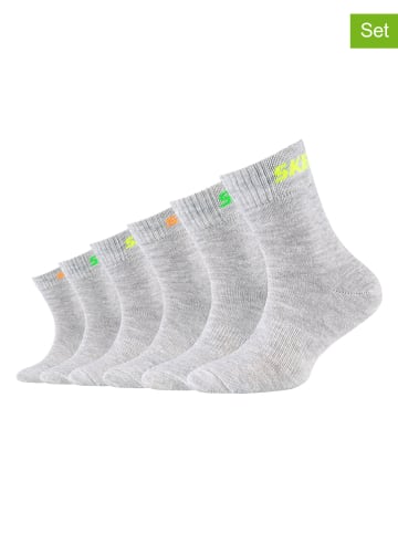 Skechers 6-delige set: sokken grijs