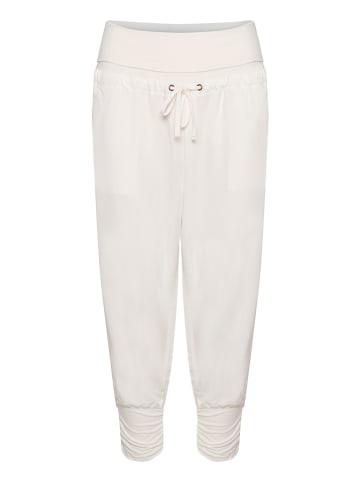 Cream Spodnie "Line" w kolorze białym