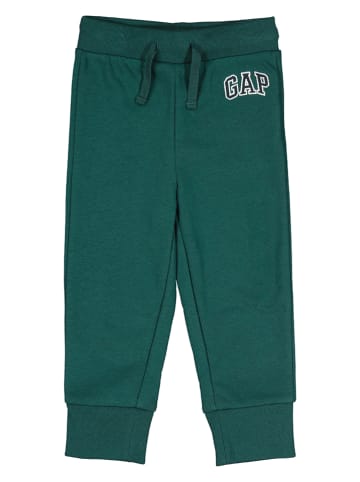 GAP Spodnie dresowe w kolorze zielonym
