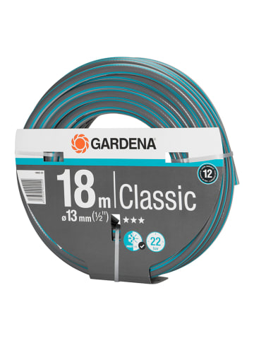 Gardena Wąż ogrodowy "Classic" w kolorze srebrno-turkusowym - dł. 18 m