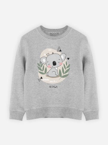 WOOOP Sweatshirt "Jungle Koala" grijs