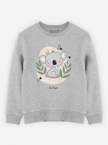 WOOOP Sweatshirt "Jungle Koala" in Grau