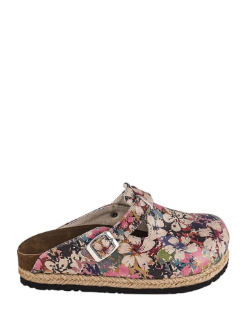 Streetfly Leder-Clogs in Bunt