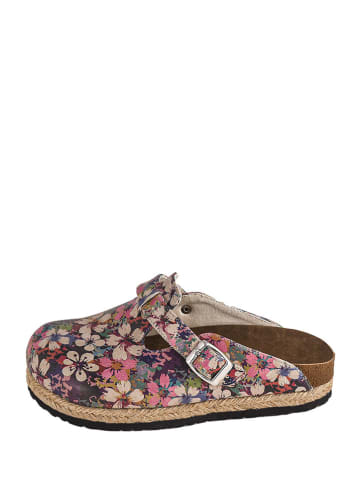 Streetfly Leder-Clogs in Bunt