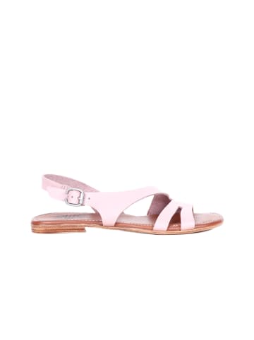 Bueno Leder-Sandalen in Rosa