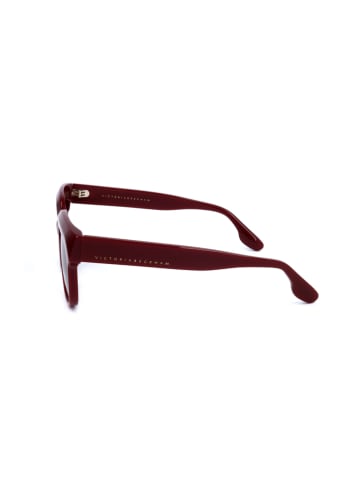 Victoria Beckham Damskie okulary przeciwsłoneczne w kolorze bordowo-brązowo-niebieskim