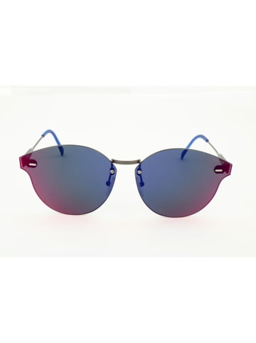 Retrosuperfuture Damskie okulary przeciwsłoneczne w kolorze niebiesko-różowo-szarym
