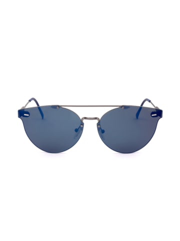 Retrosuperfuture Damskie okulary przeciwsłoneczne w kolorze szaro-niebieskim