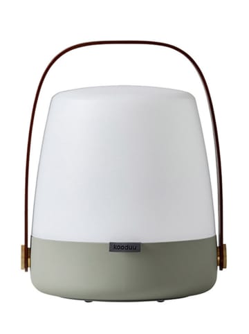 Kooduu Tafellamp "Lite-up" wit/groen - (H)26 x Ø 20 cm