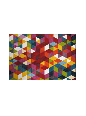 ABERTO DESIGN Kurzflor-Teppich in Bunt