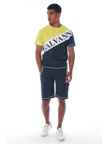 Galvanni 2-delige outfit donkerblauw/wit/geel