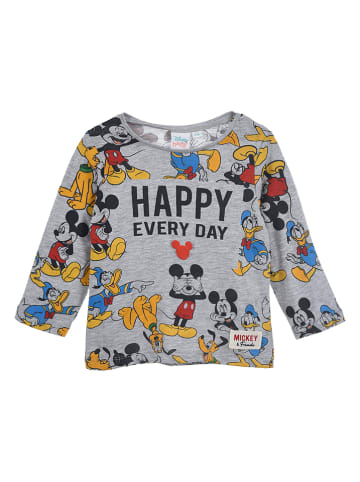 Disney Mickey Mouse Koszulka "Mickey" w kolorze szarym ze wzorem