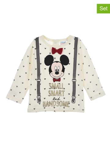 Disney Mickey Mouse 2-delige outfit "Mickey" wit/grijs