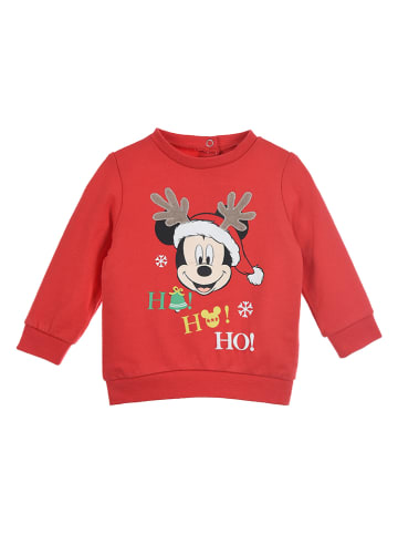 Disney Mickey Mouse Sweatshirt "Mickey" rood