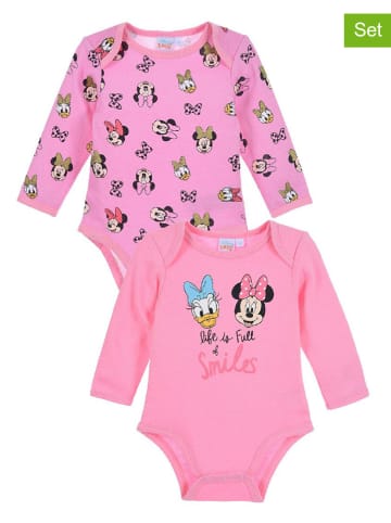 Disney Minnie Mouse 2er-Set: Bodys "Disney" in Pink