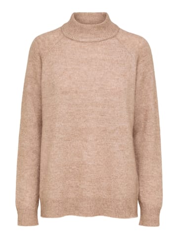 SELECTED FEMME Sweter "Lulu" w kolorze jasnobrązowym