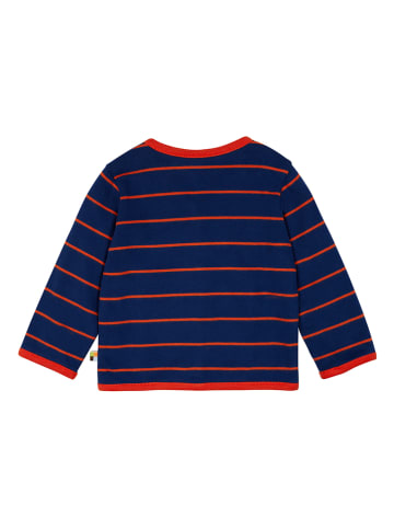 loud + proud Omkeerbaar sweatvest donkerblauw