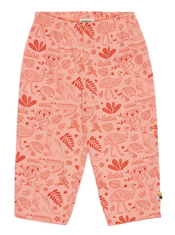 loud + proud Spodnie w kolorze brzoskwiniowym