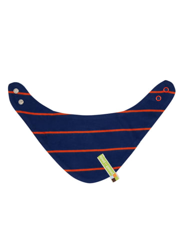 loud + proud Omkeerbare driehoekige doek donkerblauw/wit