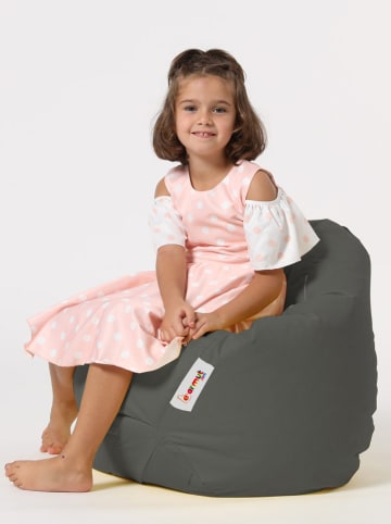 Evila Dziecięcy worek w kolorze szarym do siedzenia - 60 x 25 x 60 cm
