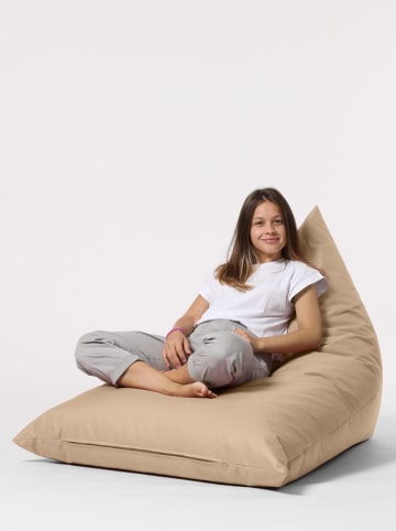 Evila Sitzsack "Pyramid" in Beige - (B)90 x (T)145 cm
