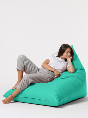 Evila Zitzak "Pyramide" turquoise - (B)90 x (H)35 x (D)145 cm