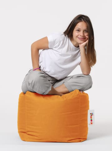 Evila Pouf in Orange - (H)45 cm