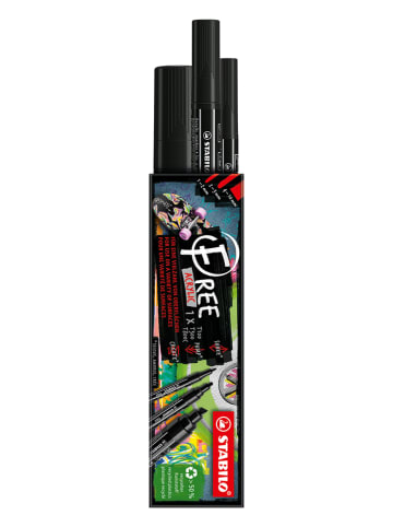 STABILO Markery permanentne (3 szt.) "STABILO FREE Acrylic"