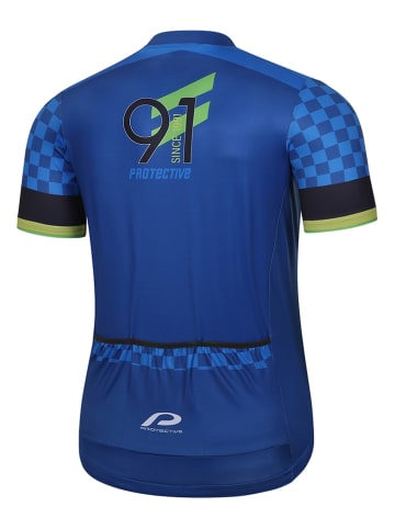 Protective Fahrradtrikot "Hell Yeah" in Blau