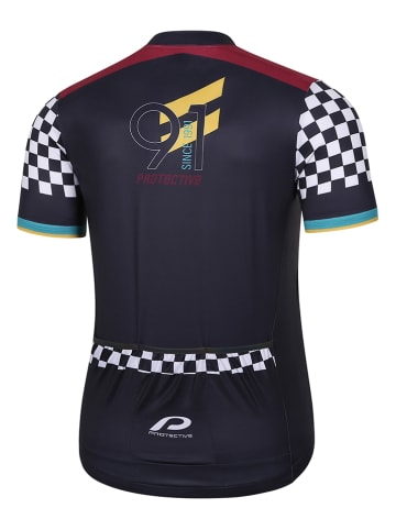 Protective Fahrradtrikot "Hell Yeah" in Schwarz