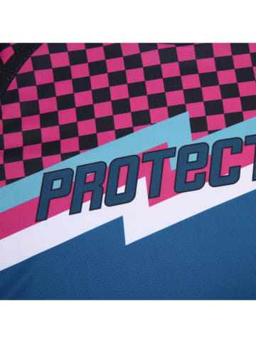 Protective Functioneel shirt "King of vert" petrol/roze