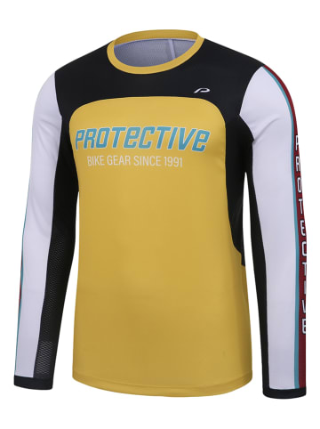 Protective Funktionsshirt "Skids" in Gelb/ Schwarz/ Weiß