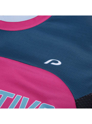 Protective Funktionsshirt "Skids" in Pink/ Petrol/ Weiß