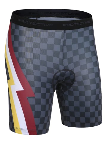 Protective Fahrradboxershorts "Vert" in Schwarz
