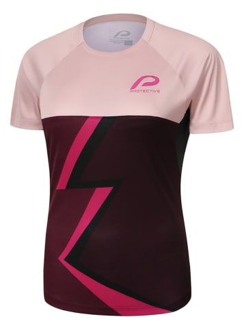 Protective Fahrradshirt "Stardust" in Lila/ Rosa