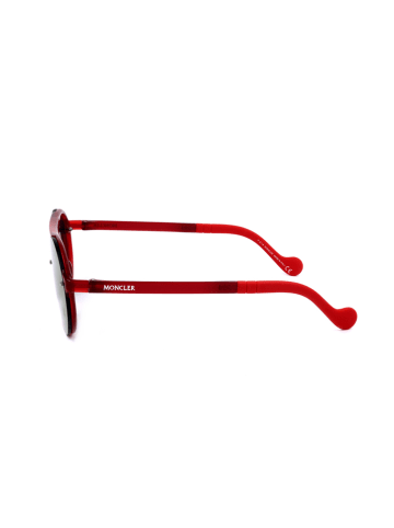 Moncler Damen-Sonnenbrille in Rot/ Rosa-Grün