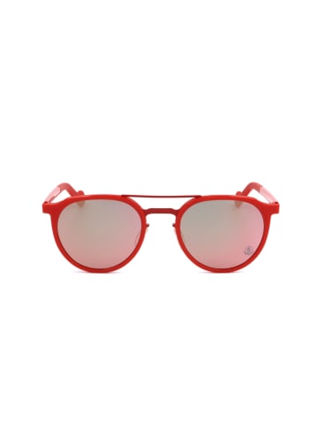 Moncler Damen-Sonnenbrille in Rot/ Grün-Rosa