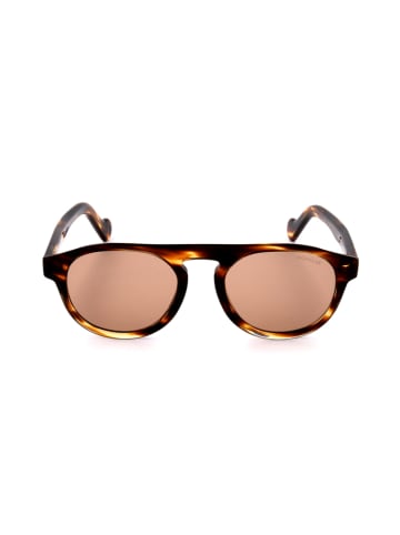 Moncler Damen-Sonnenbrille in Dunkelbraun/ Hellbraun