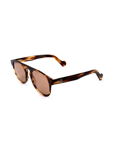 Moncler Damen-Sonnenbrille in Dunkelbraun/ Hellbraun
