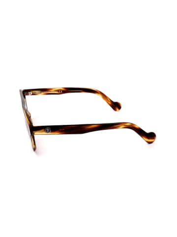 Moncler Damen-Sonnenbrille in Dunkelbraun/ Hellbraun