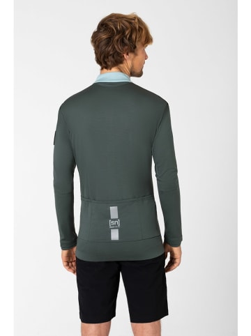 super.natural Fietsshirt "Gravier" groen/lichtblauw