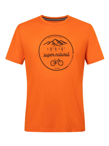 Super.natural Shirt "Trails" oranje