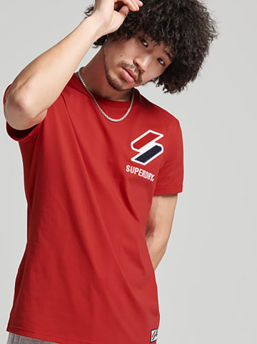 Superdry Shirt "Sportstyle Chenille" in Rot