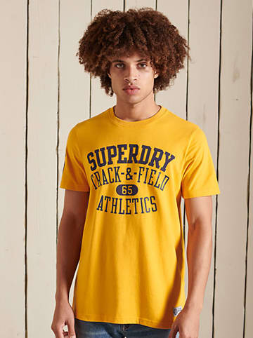 Superdry Shirt "T&F Tee" in Gelb