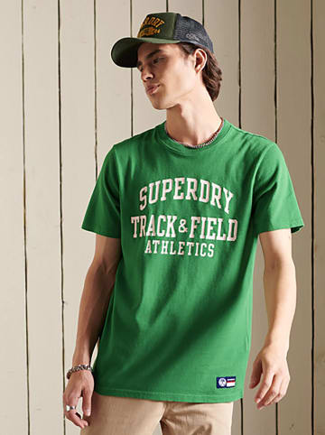 Superdry Shirt "T&F Tee" in Grün