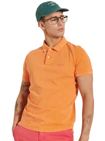 Superdry Poloshirt "Vintage Destroyed" oranje