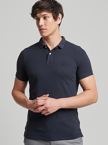 Superdry Poloshirt "Classic Vintage" donkerblauw
