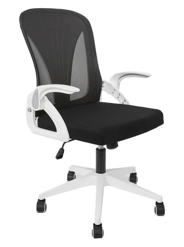 The Home Deco Kids Bürostuhl in Weiß/ Schwarz - (B)60 x (H)100 x (T)66 cm